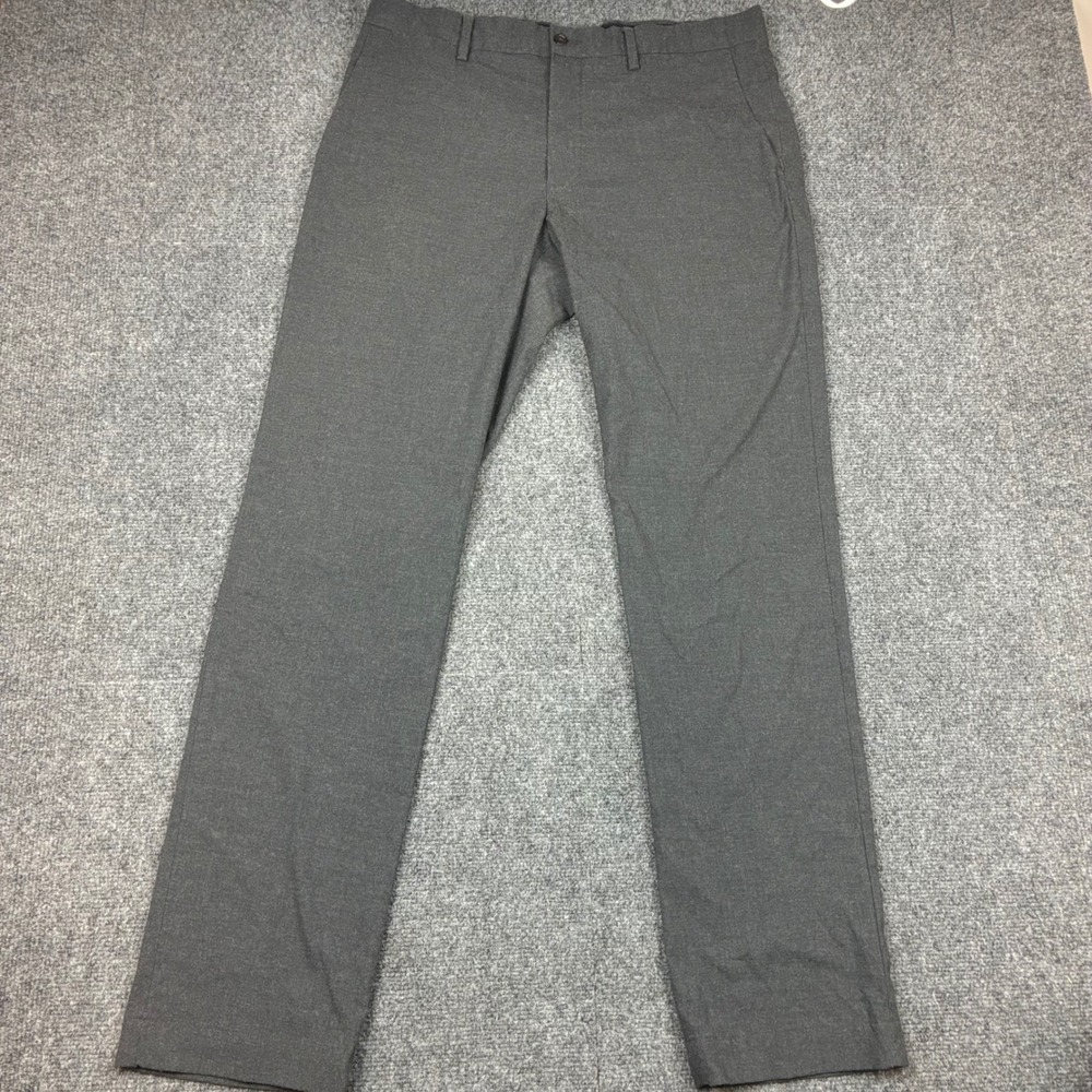 Polo Ralph Lauren Stretch Straight Fit Pants Mens Size 34/34 Charcoal Grey Chino